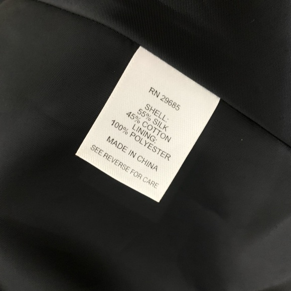 PENDLETON
 black and white polka dot silk blend flair skirt size 16 petite lined - Picture 8 of 14